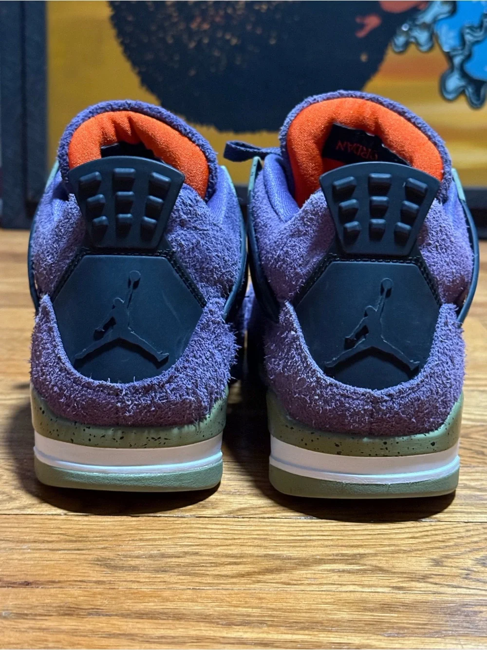 2022 Air Jordan 4 Retro “Canyon Purple” Sneakers Women: 9.5 Men: 8 - Picture 5 of 14